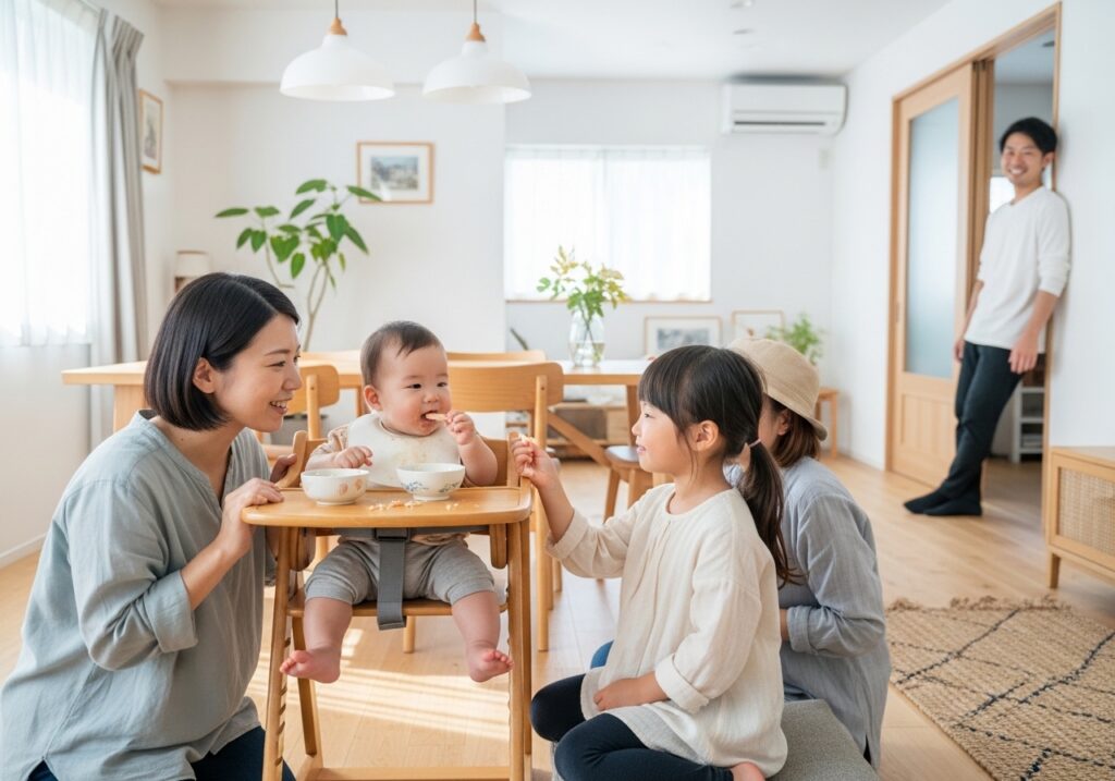 のぶちゃん離乳食安心サポーター保育園栄養士歴15年2児のママのZOOM離乳食教室 無料体験受付中 | 離乳食の手づかみ食べ、汚れるのが嫌でも大丈夫！